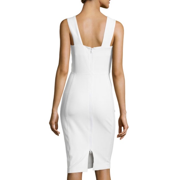 Veronica Beard V-Neck Scuba Sheath Dress - Picture 2 of 7